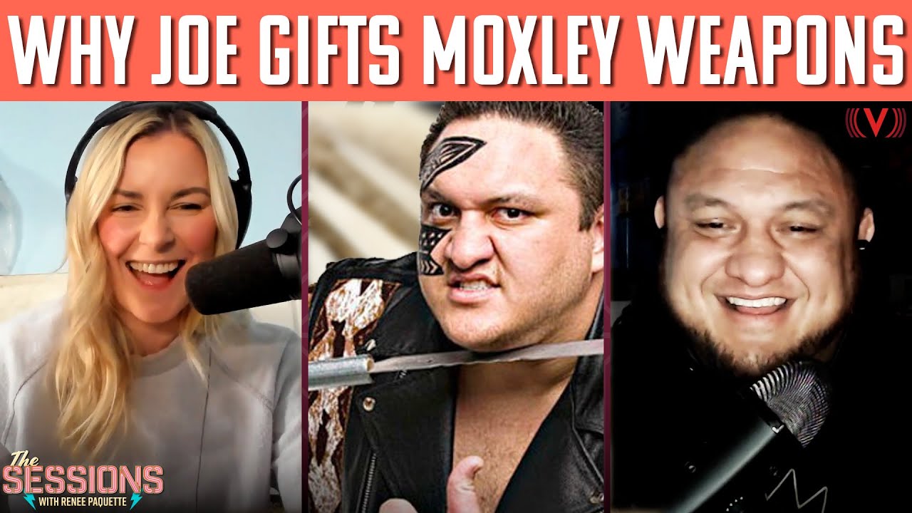 Samoa Joe likes to gift Jon Moxley weapons | The Sessions with Renee Paquette