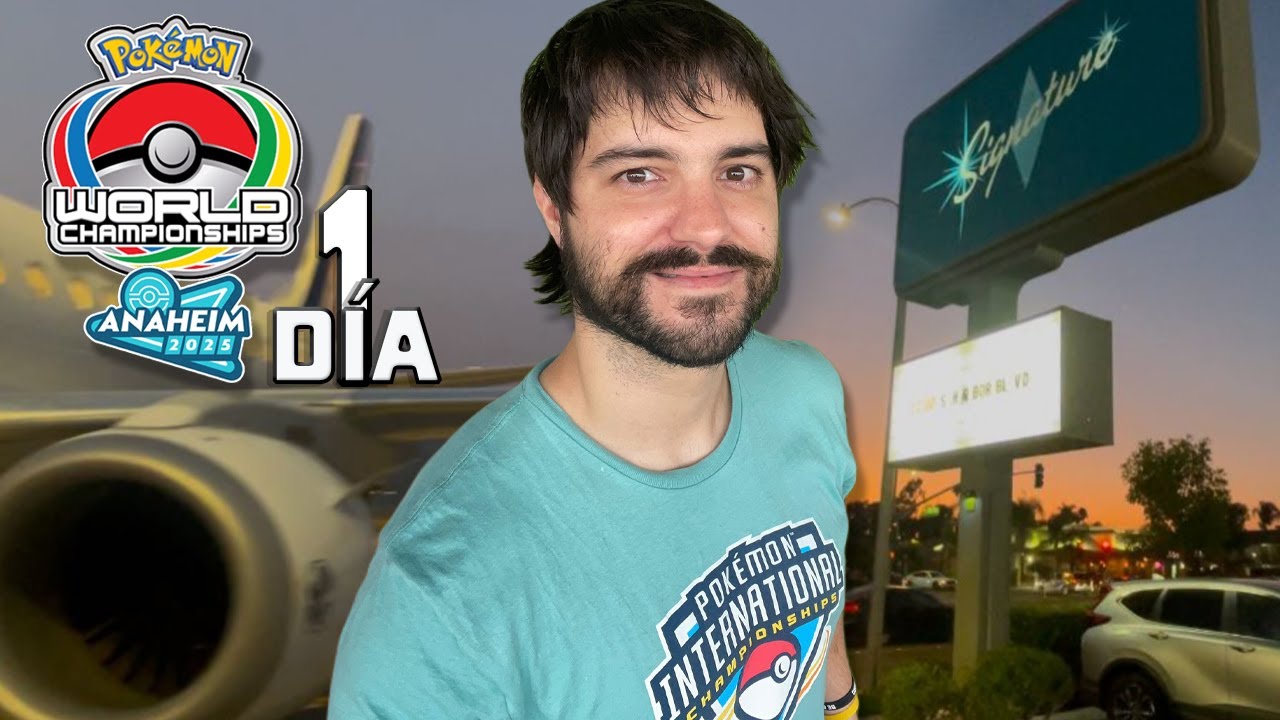 Un LARGO VIAJE hacia LOS ÁNGELES [IRL] | POKÉMON WORLDS *ANAHEIM 2025* NihaVlog 1