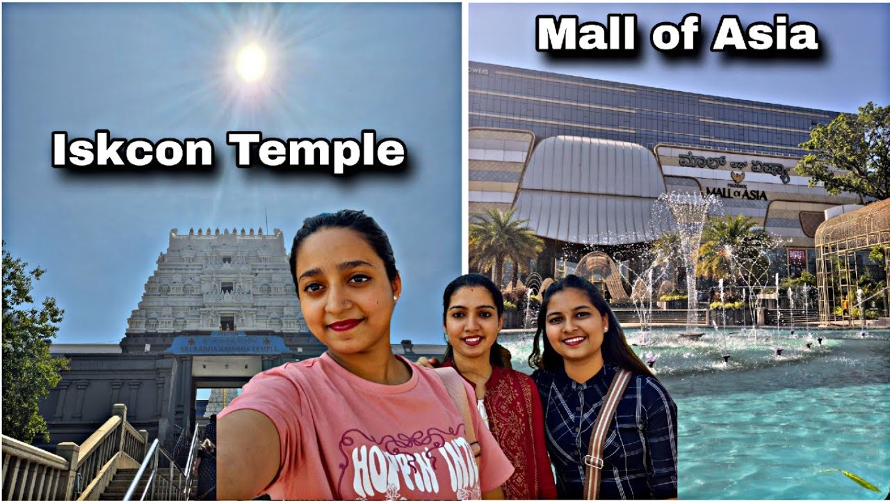 Bangalore Iskcon Temple & Mall of Asia🤗 | Bangalore d Tulu vlog 🤩 | 
