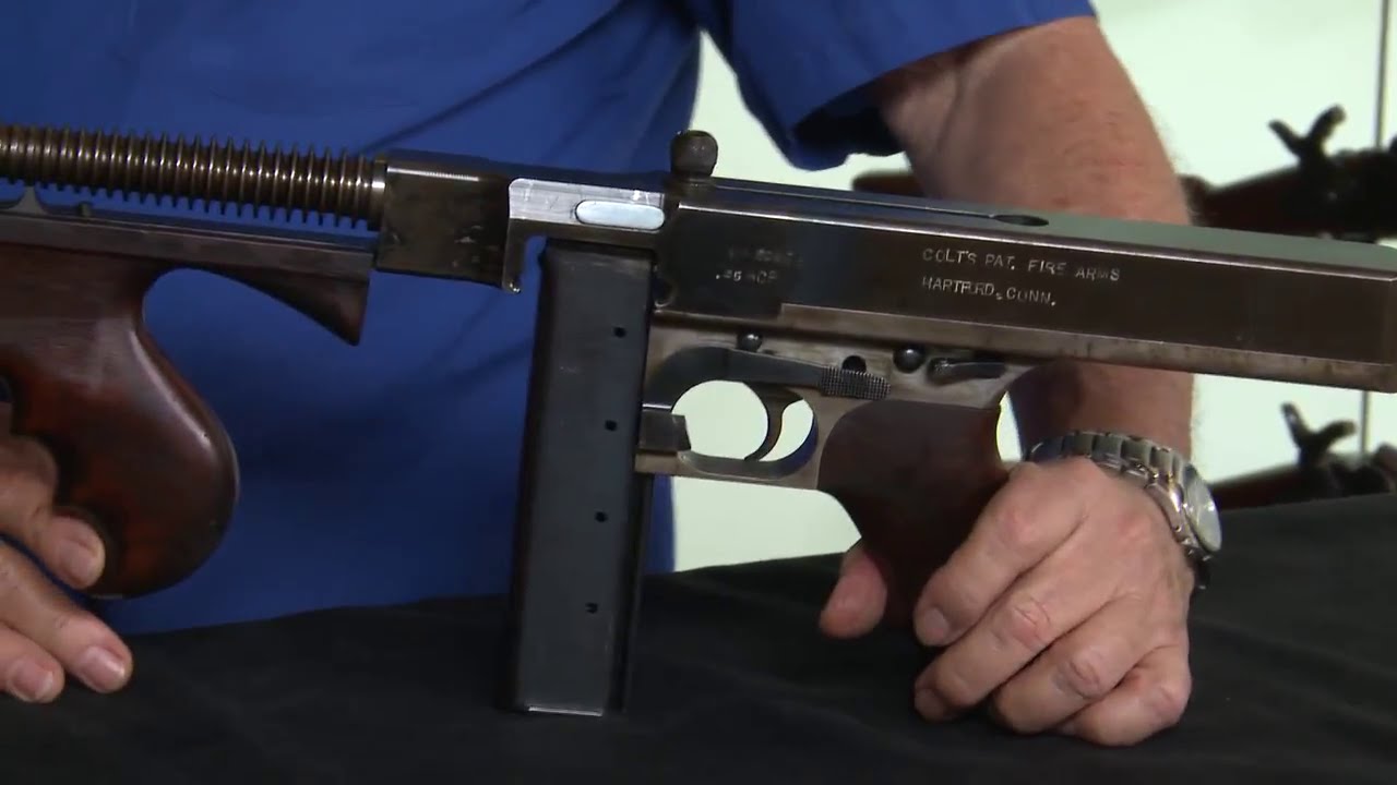 John Thompson's original prototype 1919 SubMachine "Tommy" Gun