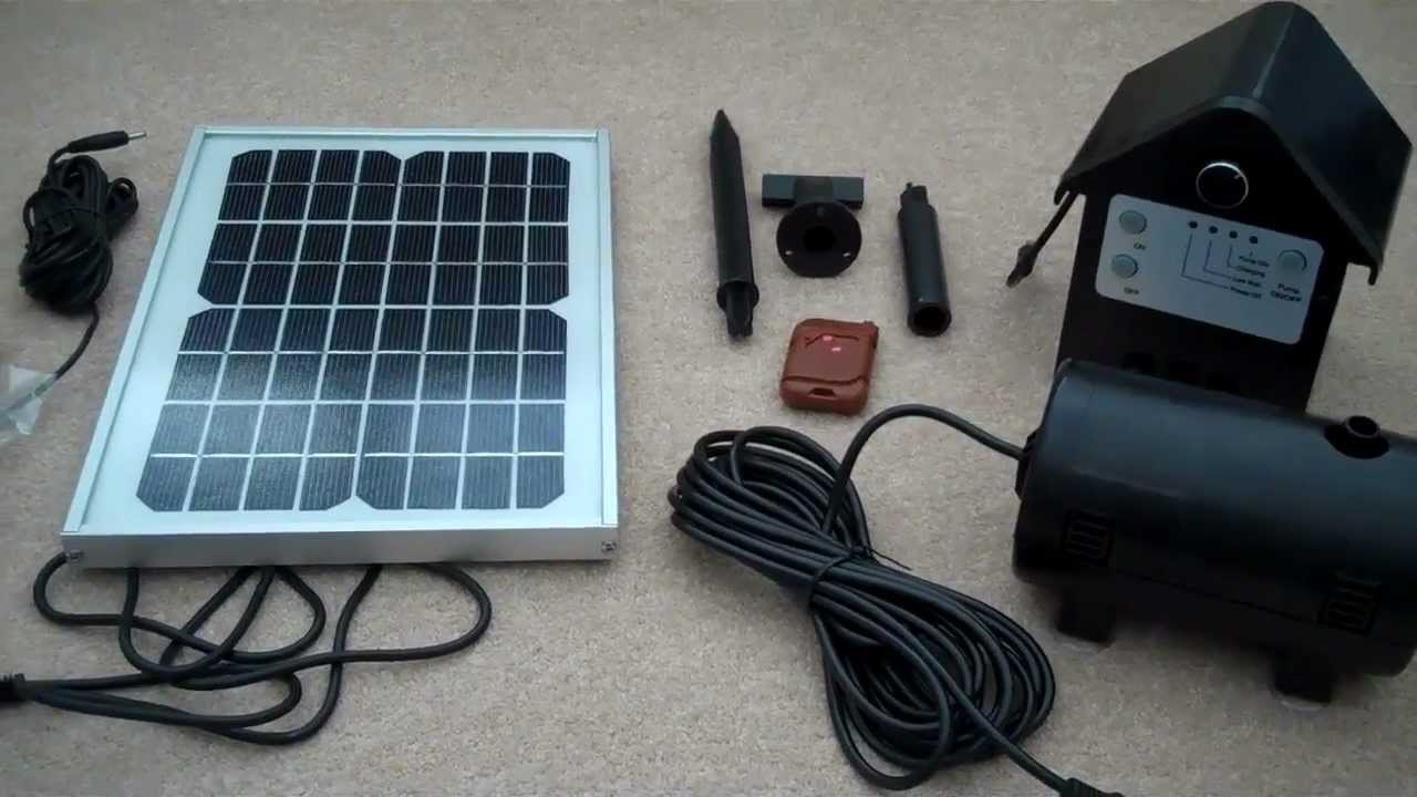 Solar Pond Pump Arrival