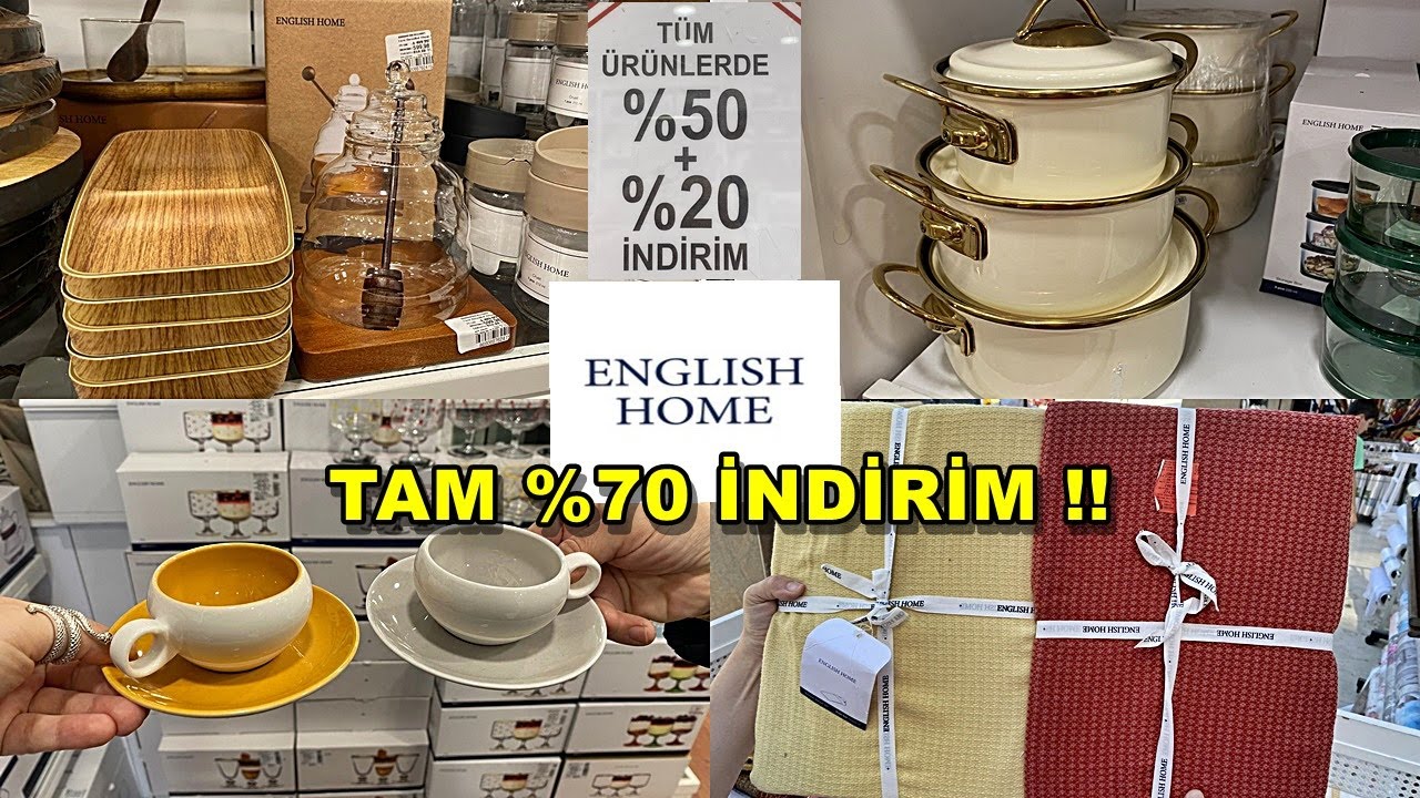 ENGLİSH HOME'DA YILIN İLK KAMPANYASI❗️/%50+%20 İNDİRİMLER❗️/ŞAHANE YENİ ÜRÜNLER❗️/ ÇEYİZ ALIŞVERİŞİ