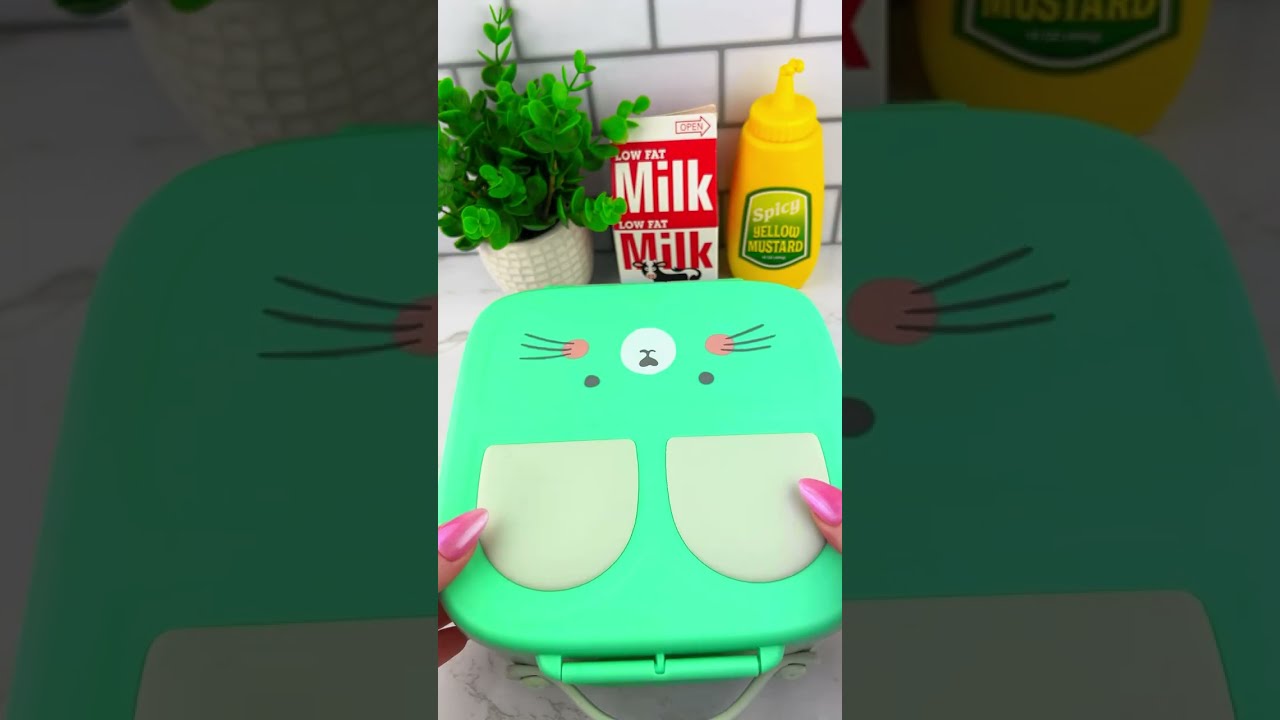 Packing School Lunch with Fidget Food *BENTO Box* (part 2) Satisfying Video ASMR! 