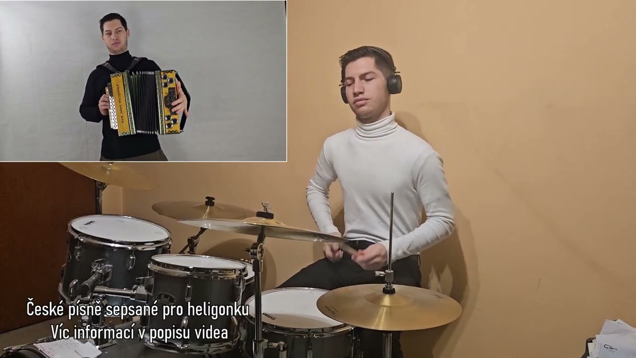 Heligonka+ bicí souprava- Mal som raz jednu frajerku vernú