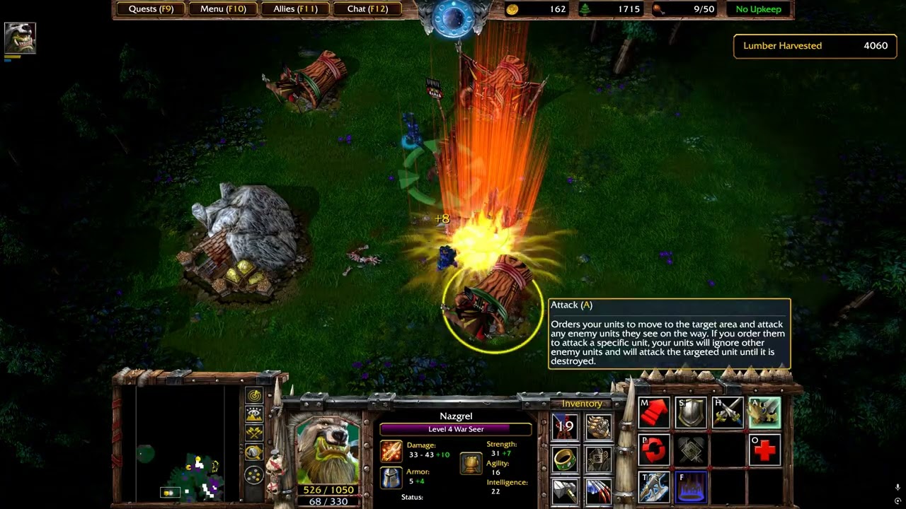 Warcraft III Reforged Orc 4 Coop