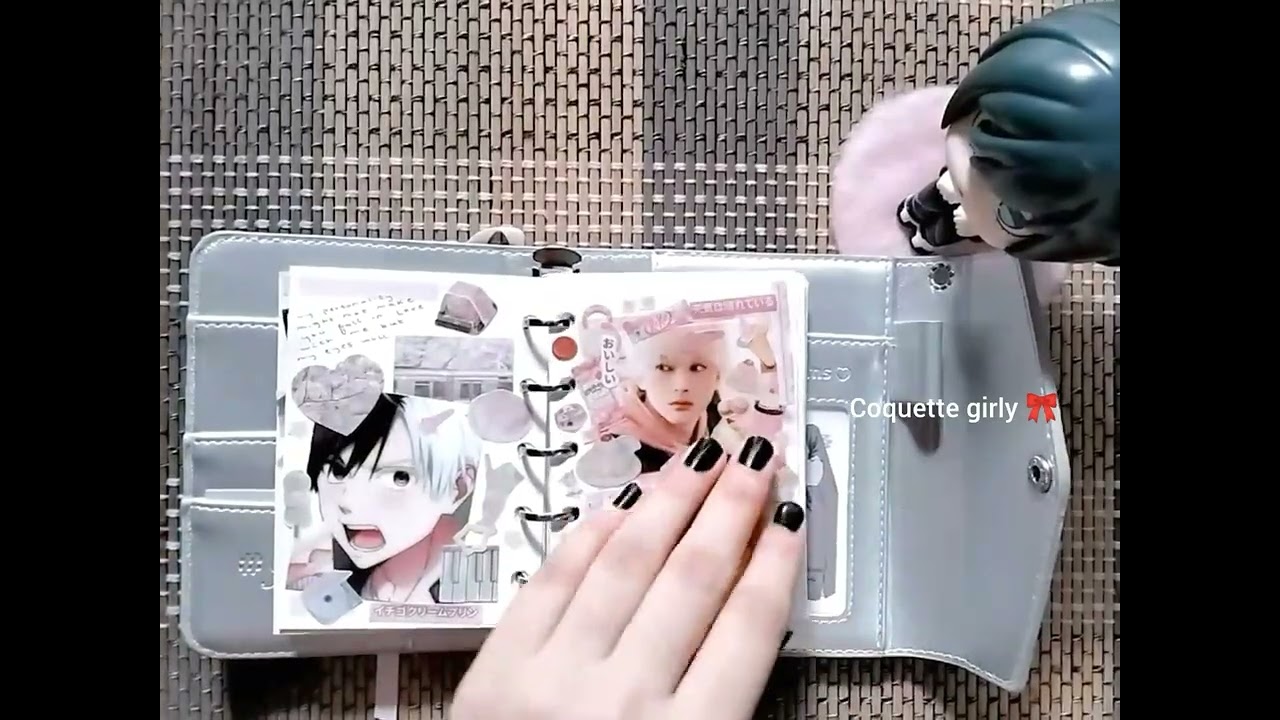 M5 Rosy Posy Binder Anime Journal Flip Through 🎀 