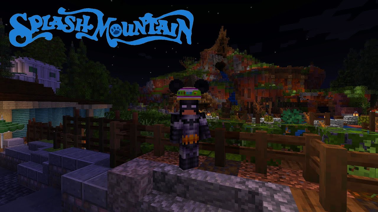 Minecraft Splash Mountain - POV (Disneyland)