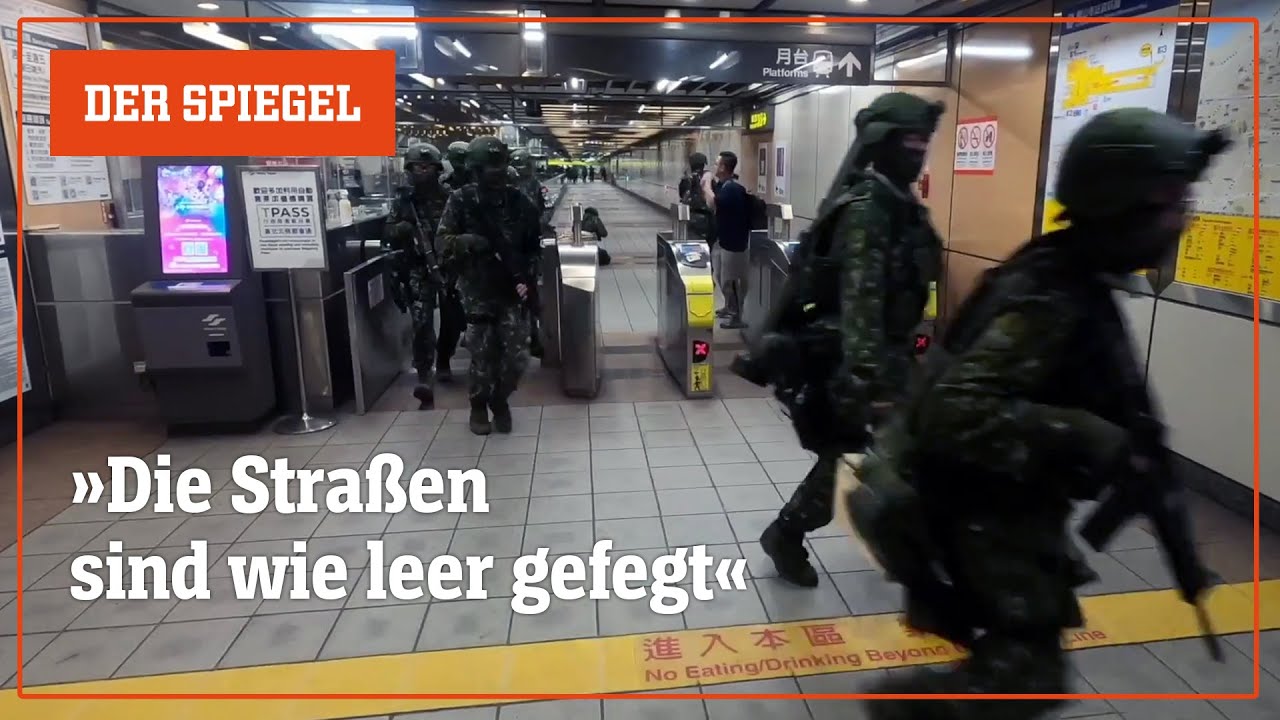 Großmanöver in Taiwan: »Die Straßen sind wie leer gefegt« | DER SPIEGEL