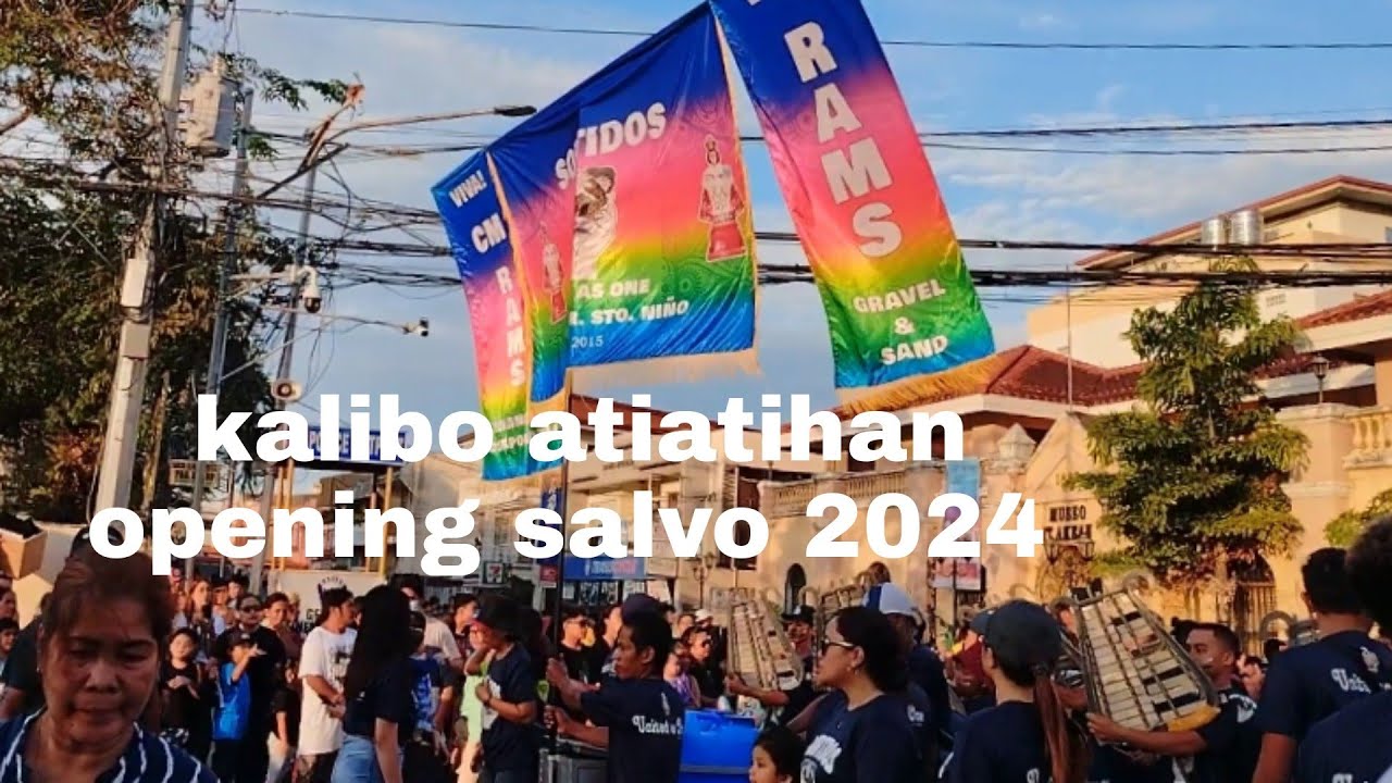KALIBO ATI ATIHAN FESTIVAL 2024 OPENING SALVO | PHILIPPINES