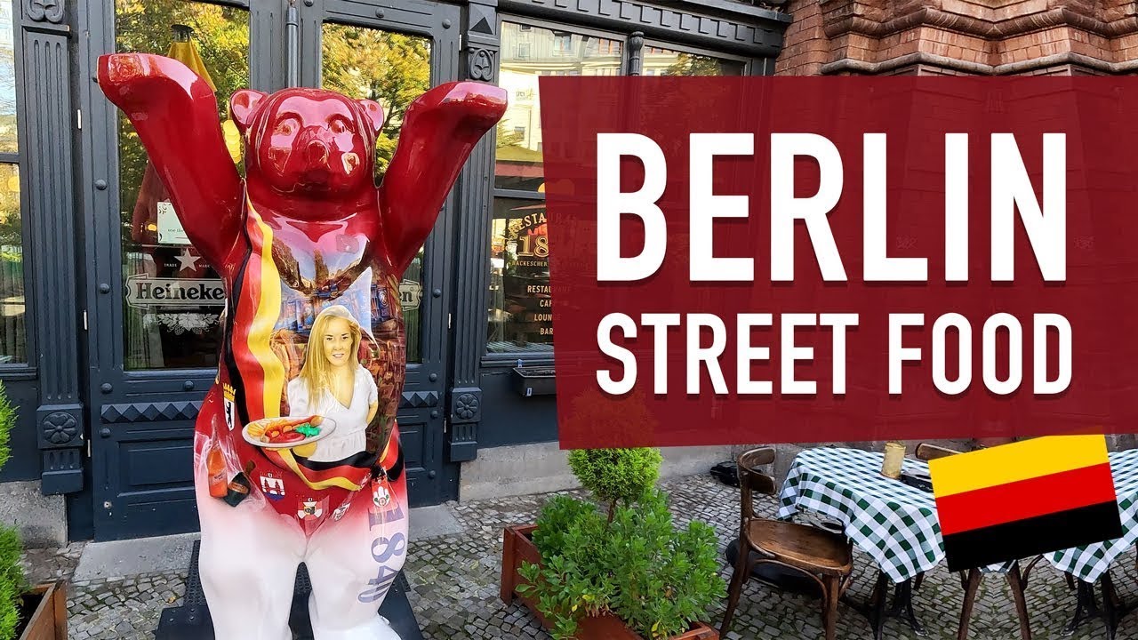 HACKESCHER MARKT BERLIN 🇩🇪 Street Food Walking Tour, Berlin, Germany | 4K