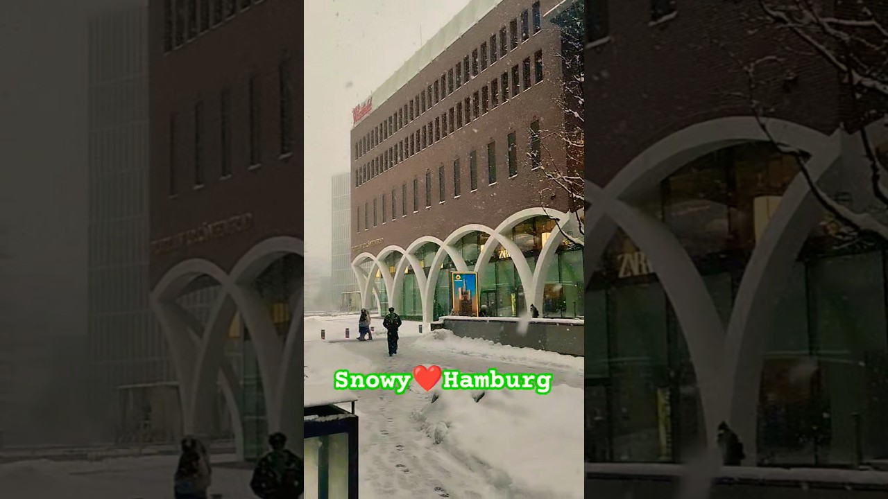 Snowfall❤️ in Hamburg | 
