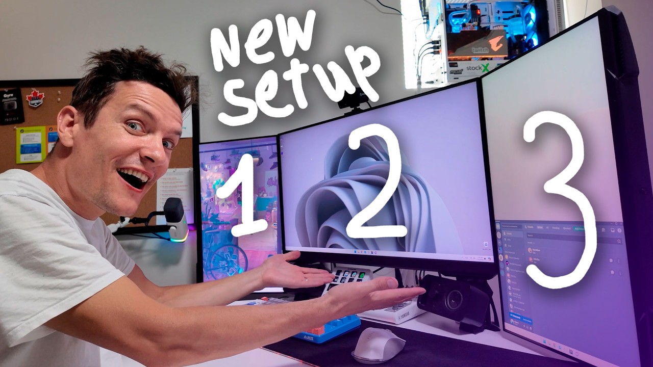 Обновление игровой системы 2024 &mdash; 3 монитора, потоковая приставка, аудиоинтерфейс и т. д.