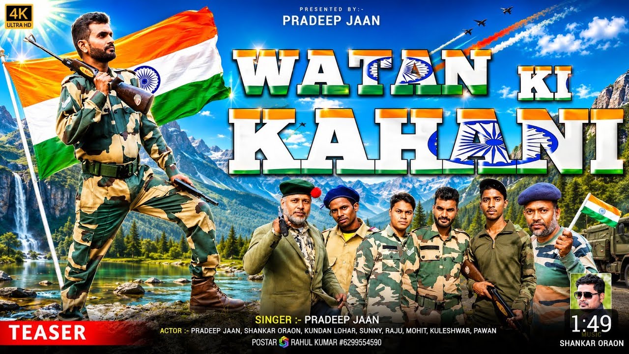 TEASER II WATAN KI KAHANI/ वतन की कहानी II NEW SONG II DESH BHAKTI GEET II HINDI SONG II HIT VIDEO