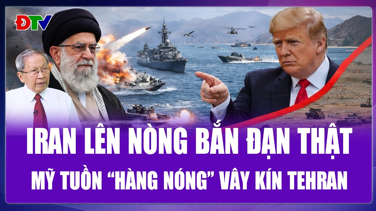 TIÊU ĐIỂM QUỐC TẾ: Đạn thật Iran nổ chưa dứt, ông Trump vội tuồn hỏa lực “siết chặt” Tehran