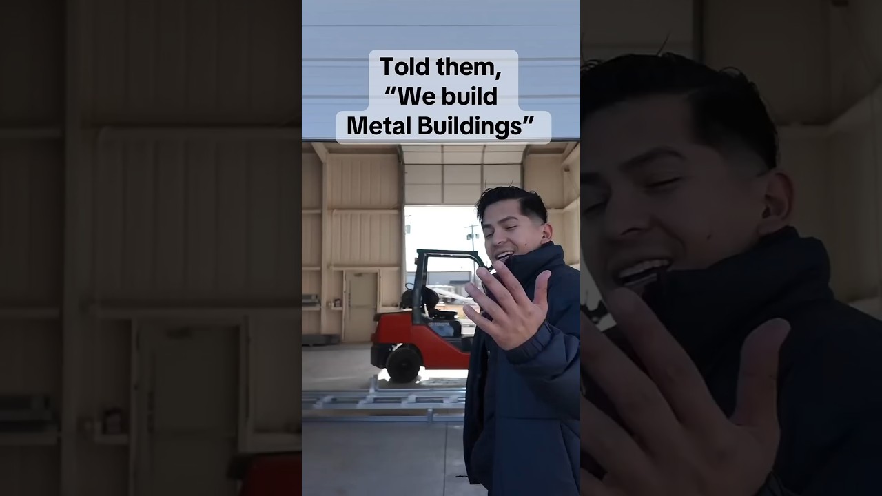 “So you build metal buildings?” Safe to say we know a thing or two 😉