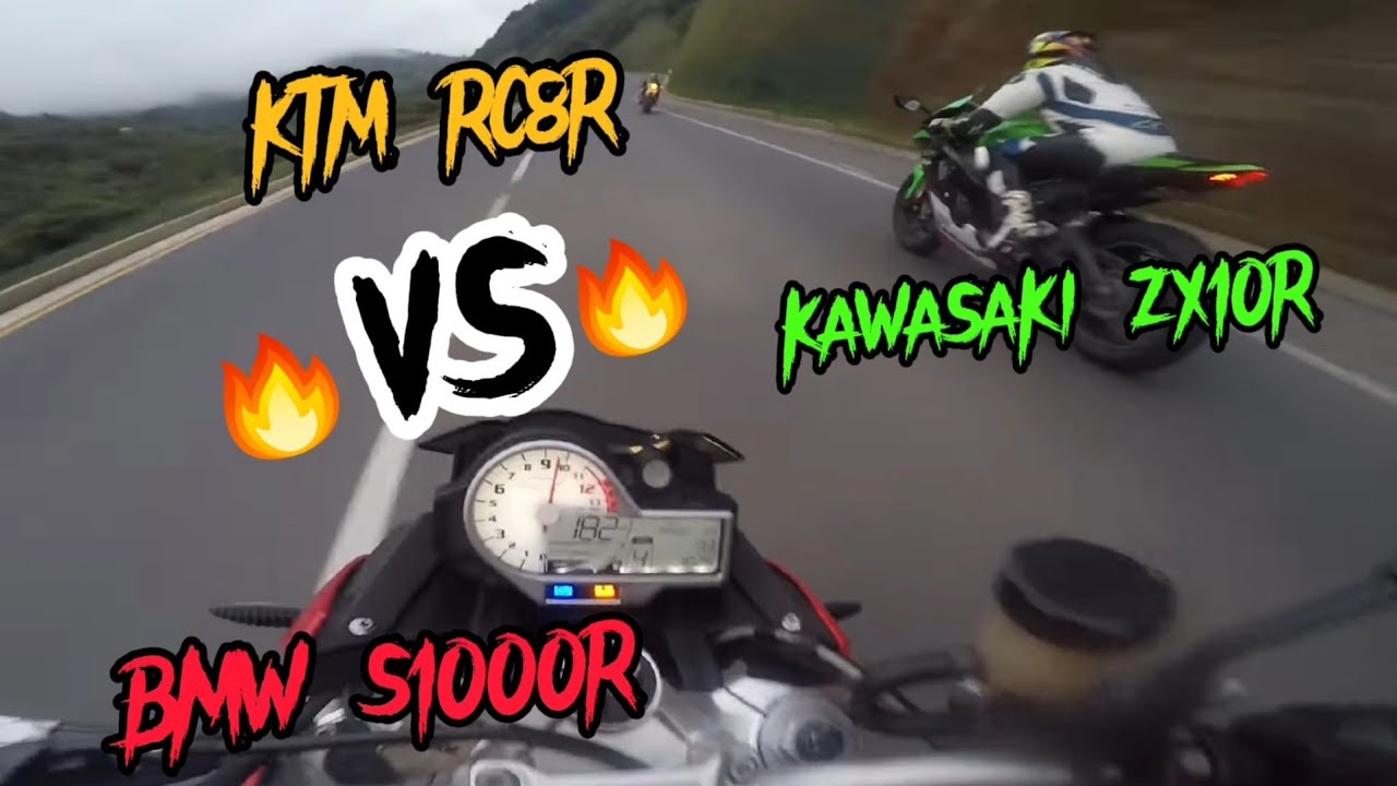 BMW s1000r vs ktm rc8 vs kawasaki zx10r