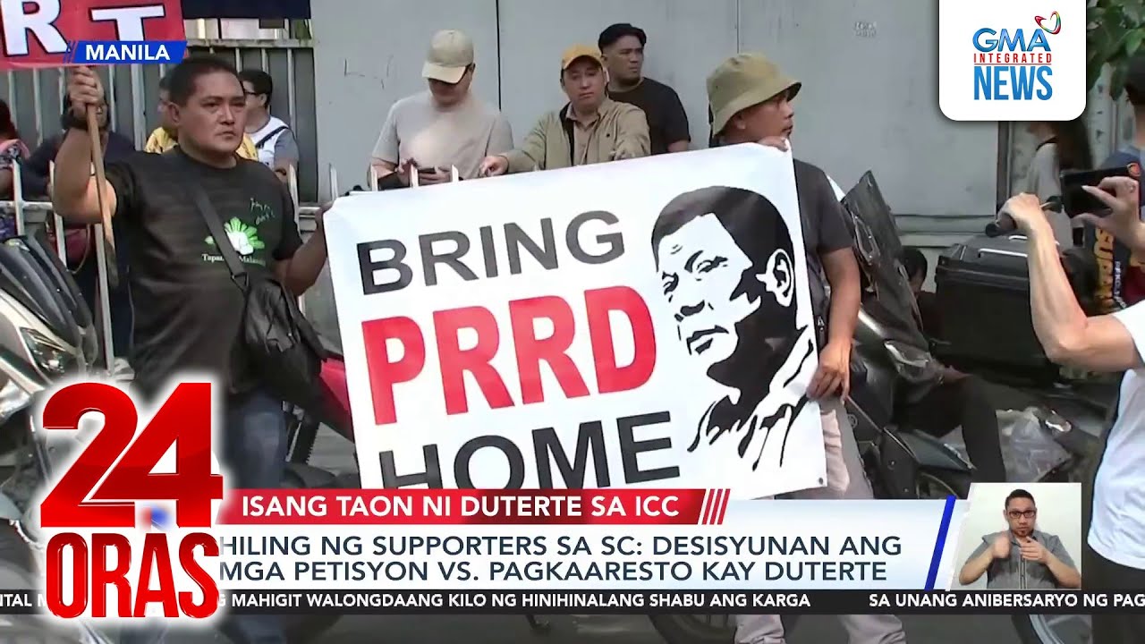 Pagpapauwi kay ex-Pres. Duterte, ipinagdasal ngayong anibersaryo ng pag-aresto sa kanya | 24 Oras