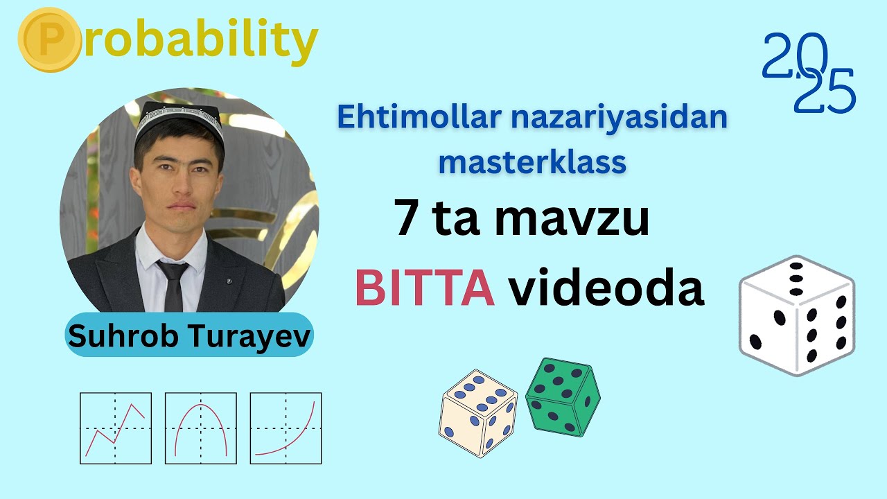 Ehtimollar nazariyasi — Attestatsiya uchun