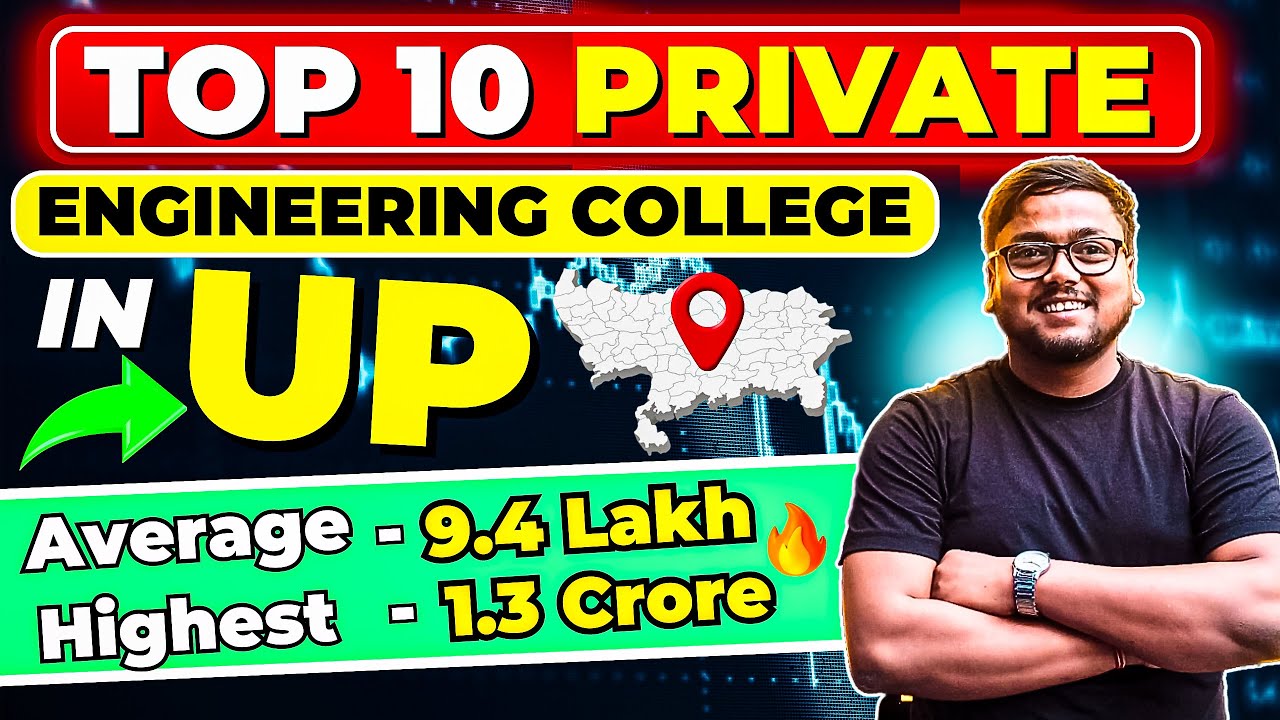Top 10 Private Engineering Colleges in UP 🔥 | Cutoff,Fees etc | Best Engineering Colleges in UP