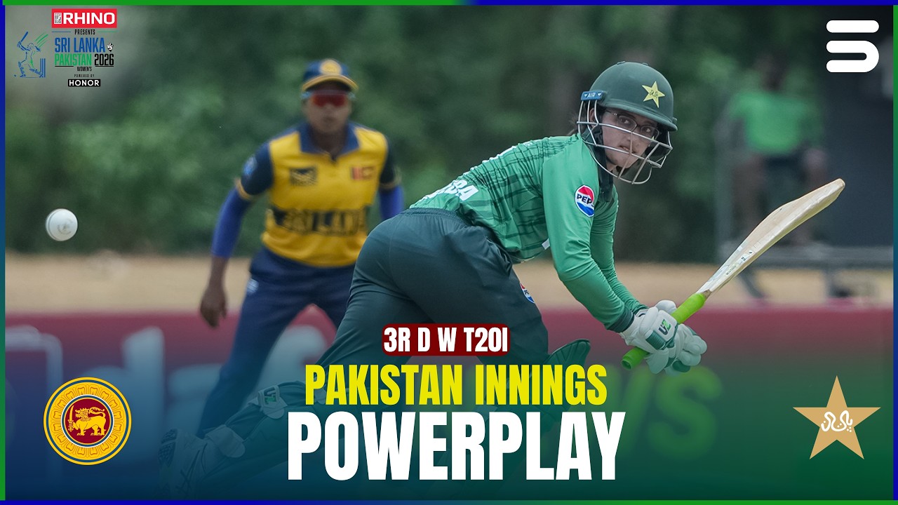 2nd Innings Powerplay | Sri Lanka Women vs Pakistan Women | Match 03 | T20I Series 2026 | M9l1T