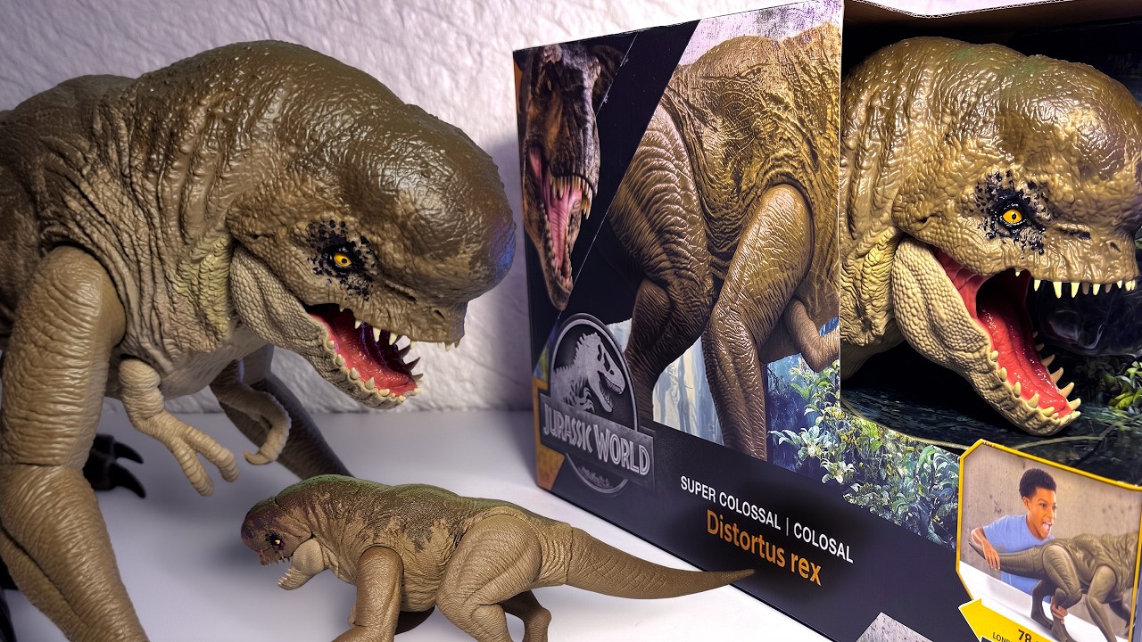Unboxing Super Colossal Distortus Rex! Jurassic World Distortus Rex Collection