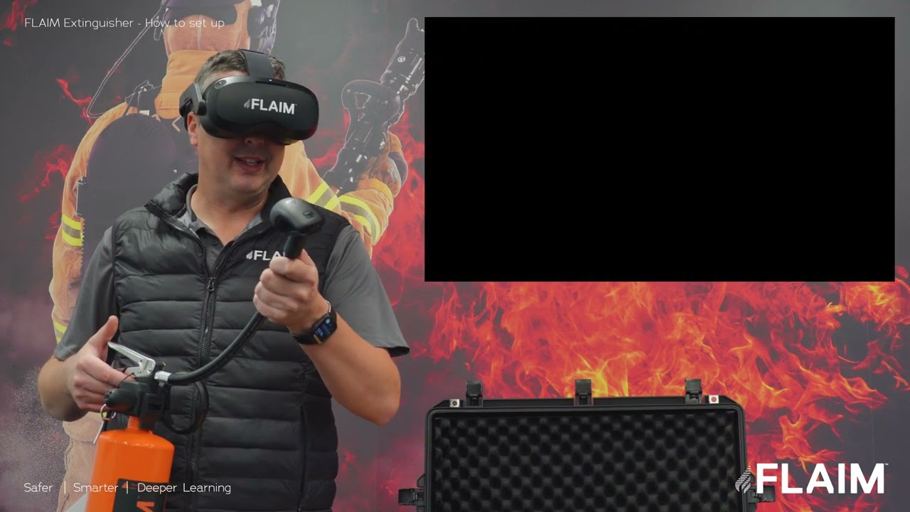 FLAIM Extinguisher V3 - How to Assemble, Set Up Headset, Connect to External Display and Charge
