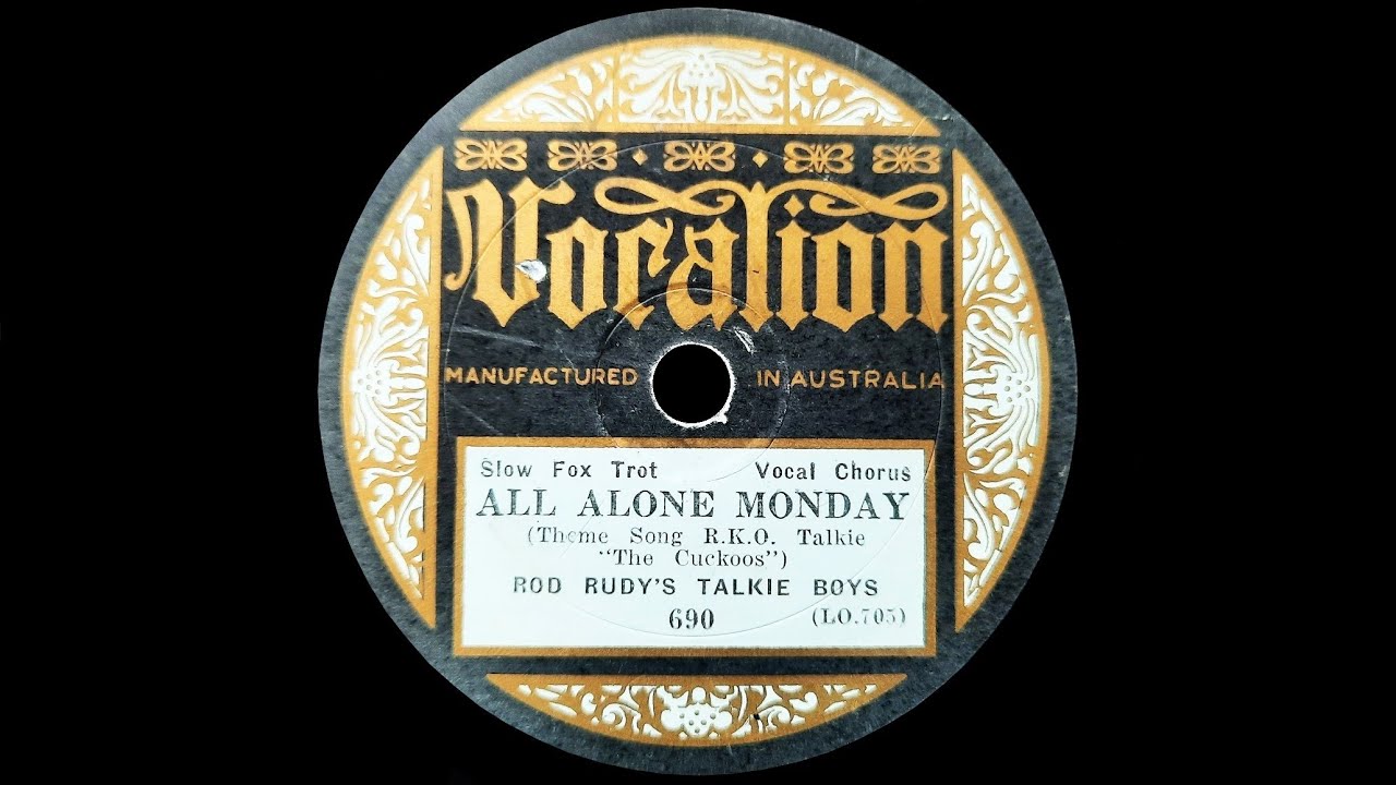 All Alone Monday (Kalmar, Ruby) - Played by Harry Bidgood's Broadcasters