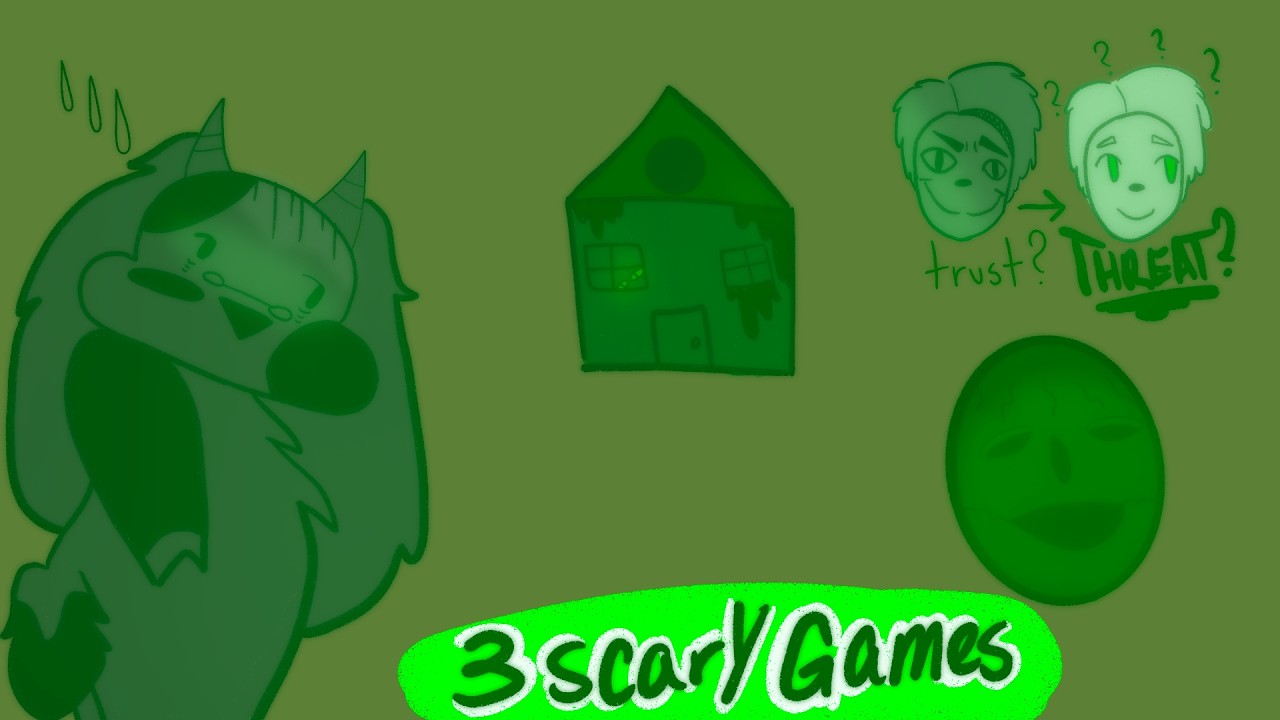 3 Actually kinda scary horror games!! (new respect for indie game developers!)