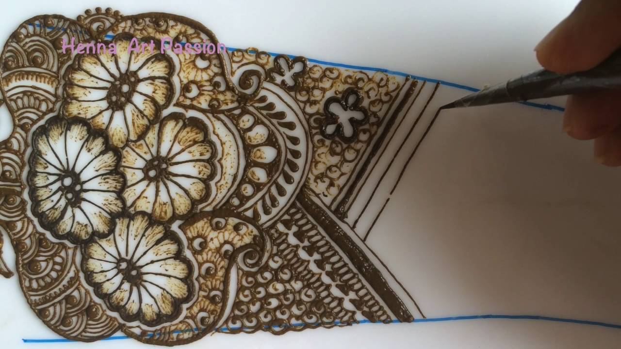 Intricate bridal mehendi with dulha and peacock drawing episode 9