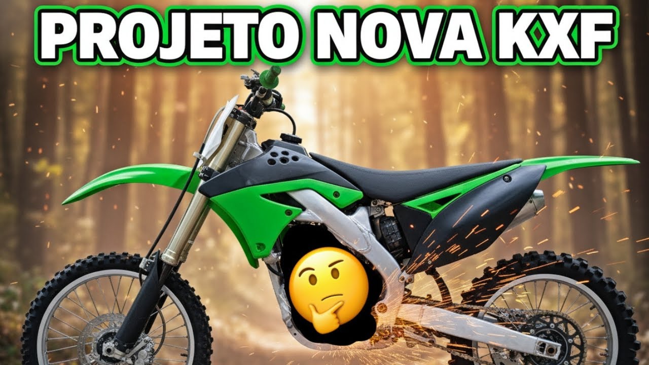 A Kawasaki de Pobre  PERFEITA Existe? (Troquei o motor da KXF por um Barato!)