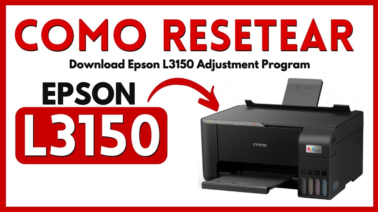 Reset Epson L3150 ✅ Como SOLUCIONAR Error de Almohadillas en Impresora Epson L3150 SIN PUBLICIDAD