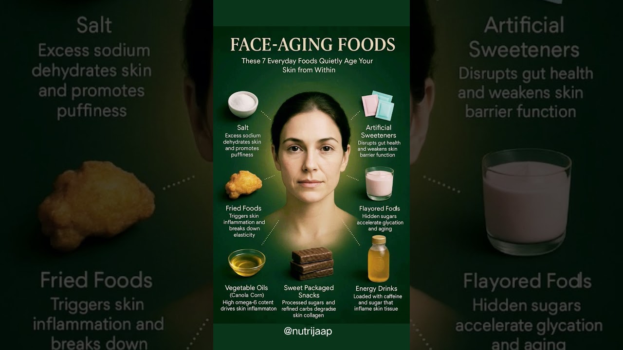 “These foods steal your glow ✨”