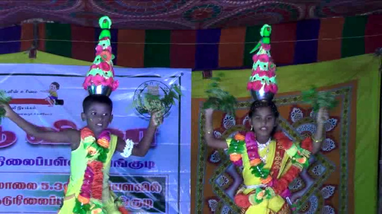 3rd Std, TAMIL SONG MARIYAMMA MARIYAMMA SONG, P  U  M  SCHOOL, VANGUDI  ANNUAL DAY 2017,