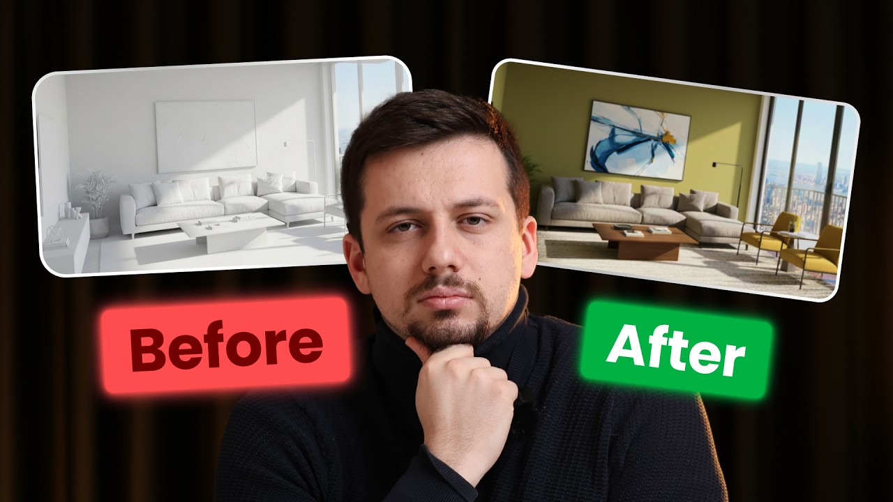 Преобразование плана помещения в 3D-визуализацию за 9,8 секунд? Новый ИИ для архитекторов.