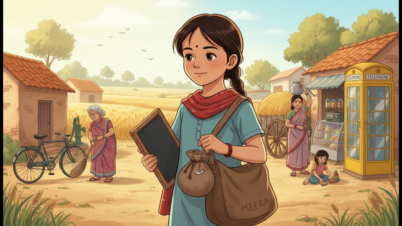 A Day With Meera 🌾 1990s Indian Village Life | Nostalgic Childhood Story
