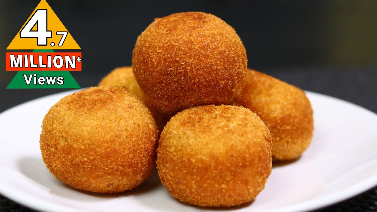 ബ്രെഡും മുട്ടയും കൊണ്ട് രുചികരമായ ഒരു നാലുമണി പലഹാരം || Bread Ball Snacks || Shamees Kitchen