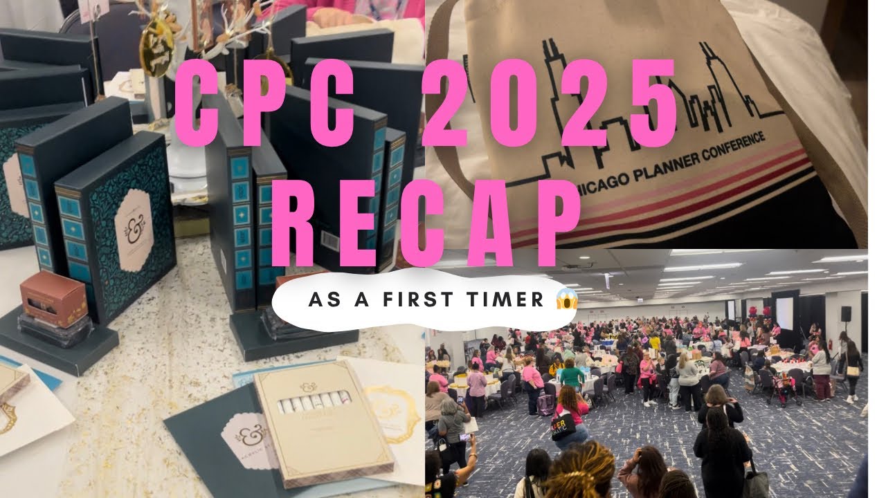 Chicago Planner Conference 2025 Recap! 🎉 Swag Haul, Hotel Tour + Honest Review
