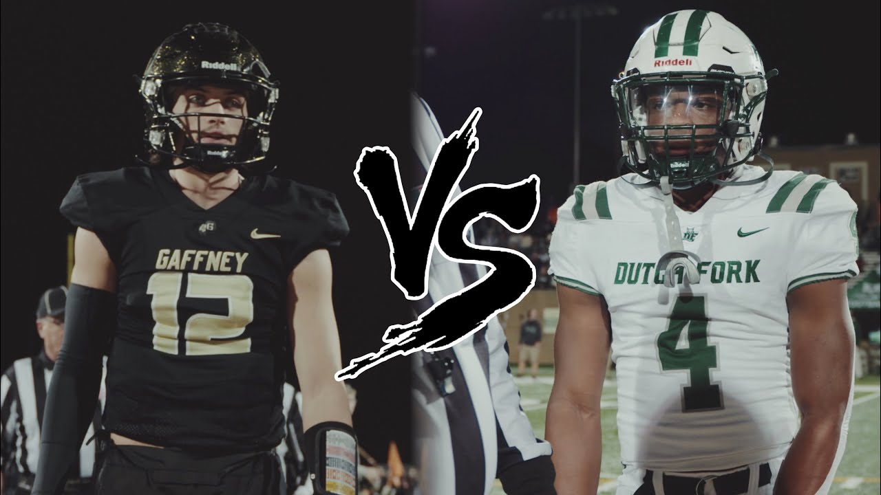 REPEAT OR REVENGE?! | #3 Gaffney vs #1 Dutch Fork | SCHSL 5A Upper State Playoffs