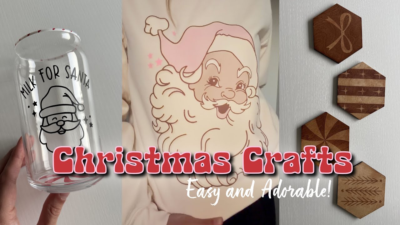 Cricut Christmas Magic🎄| Cute Holiday Crafts Anyone Can Make! #diy #christmas #craftideas