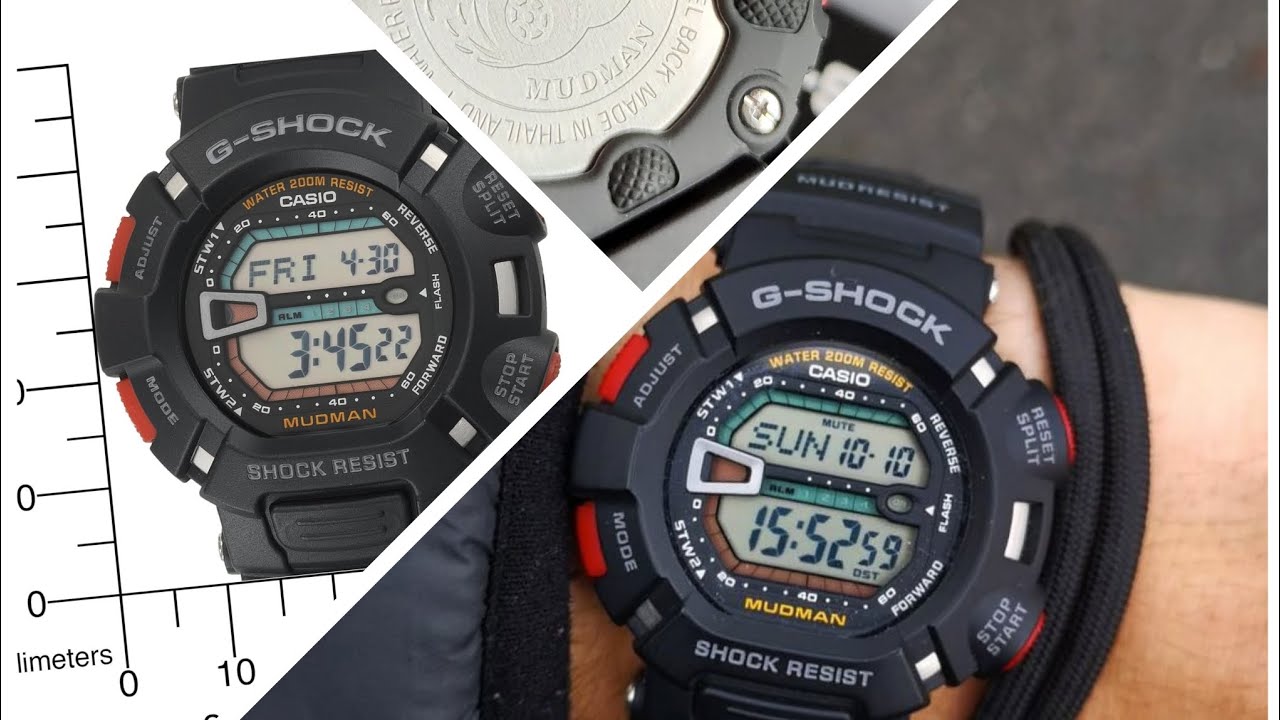 Уникальные Casio G-Shock G-9000 Mudman! Мини крепкий орешек с защитой от грязи!🪖 MudResist