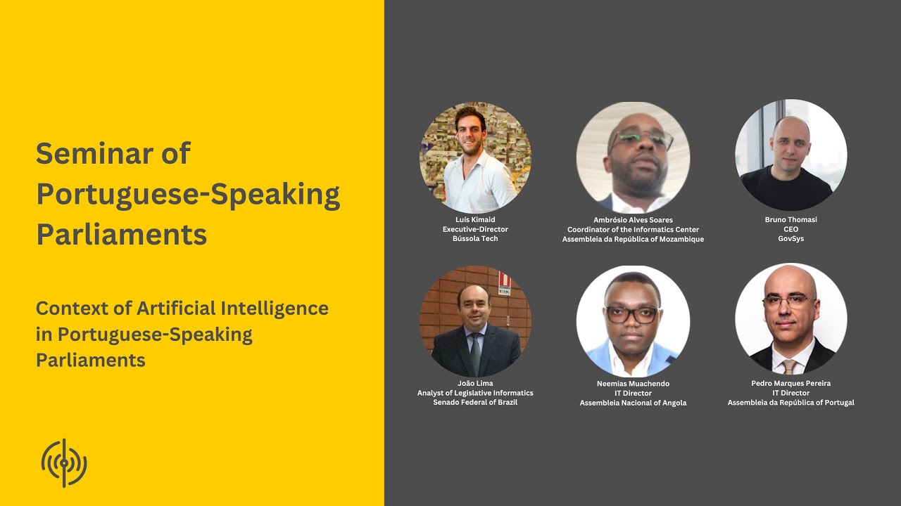 Context of Artificial Intelligence in Portuguese-Speaking Parliaments [BTV0000738]