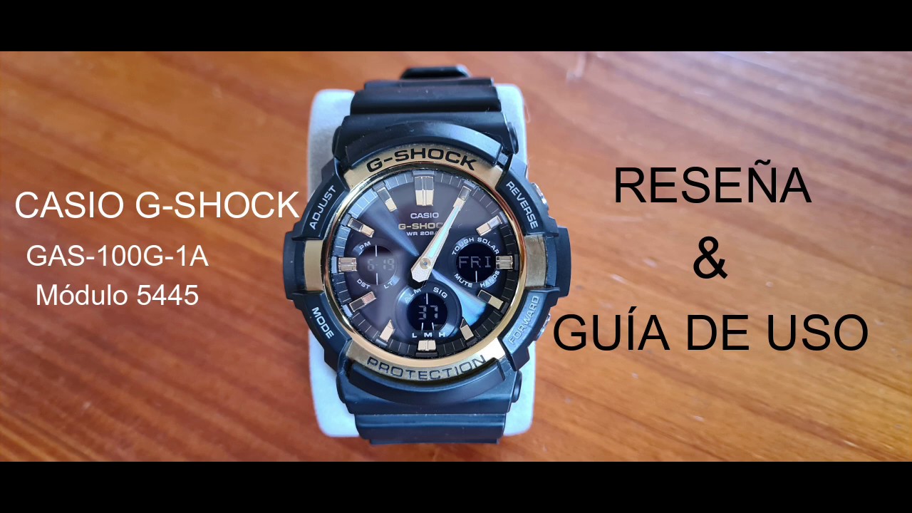 Casio G-Shock GAS-100G-1A Módulo 5445