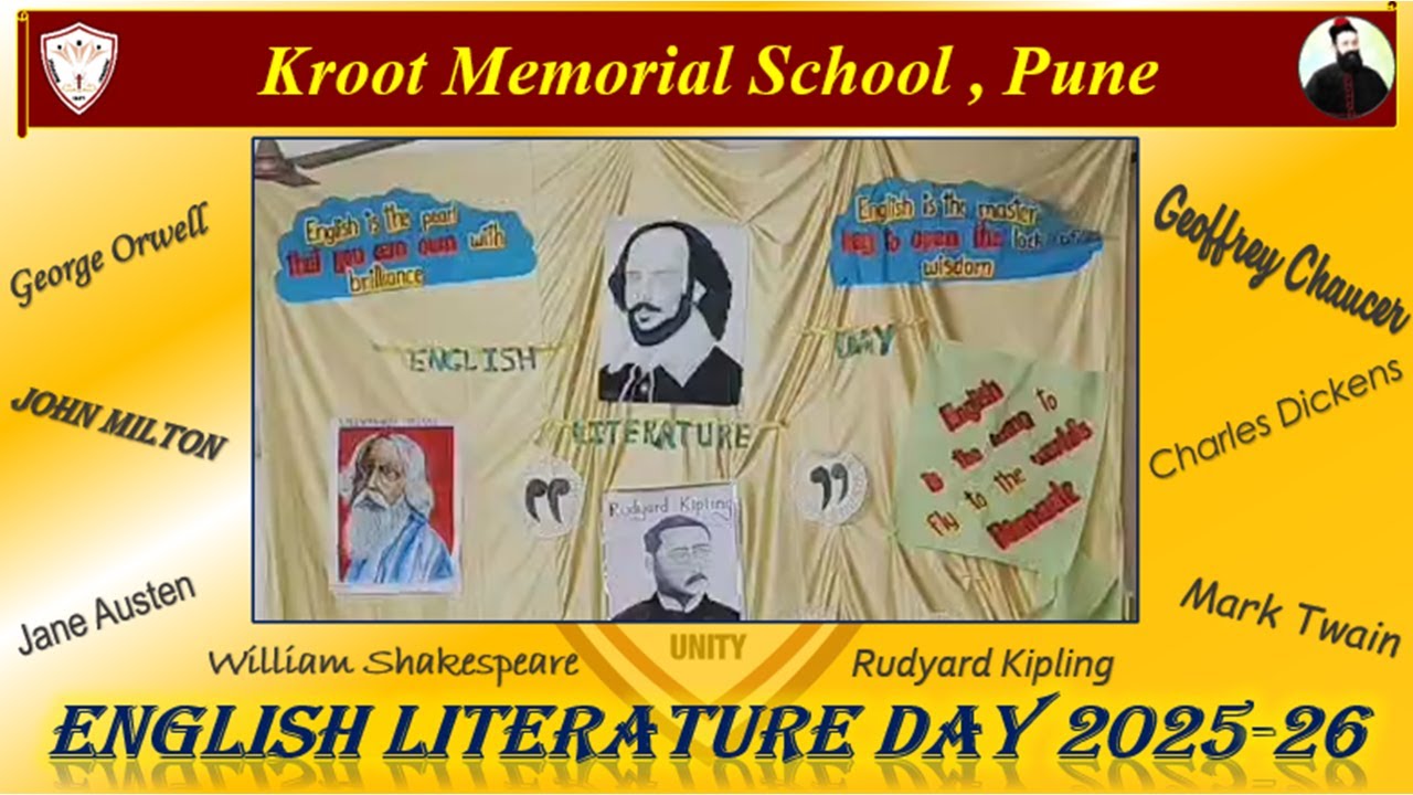 English Literature Day 2025-2026 at Kroot Memorial School, Pune