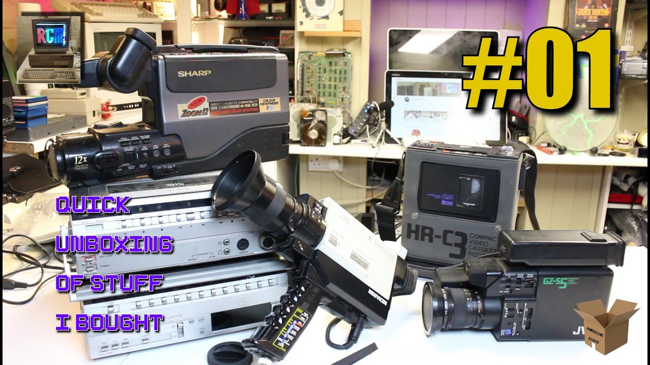 EBAY VINTAGE GADGETS I BOUGHT including 1980,s JVC GX-N5E tube camera UNBOXING #1