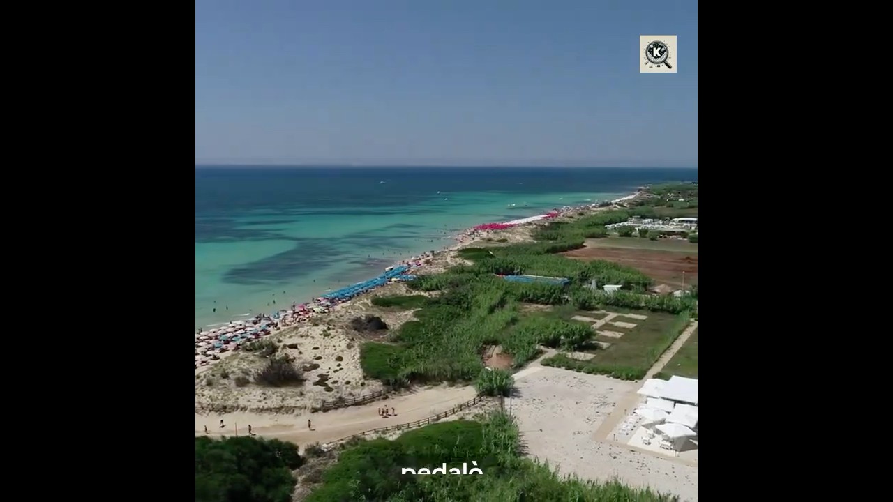 🏝️ PUGLIA, 10 Spiagge da Sogno: PESCOLUSE, Le Maldive del Salento #shorts