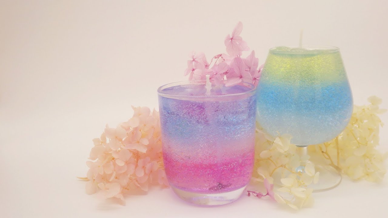 DIY教室-星空蠟燭 Glitter Gel Candles