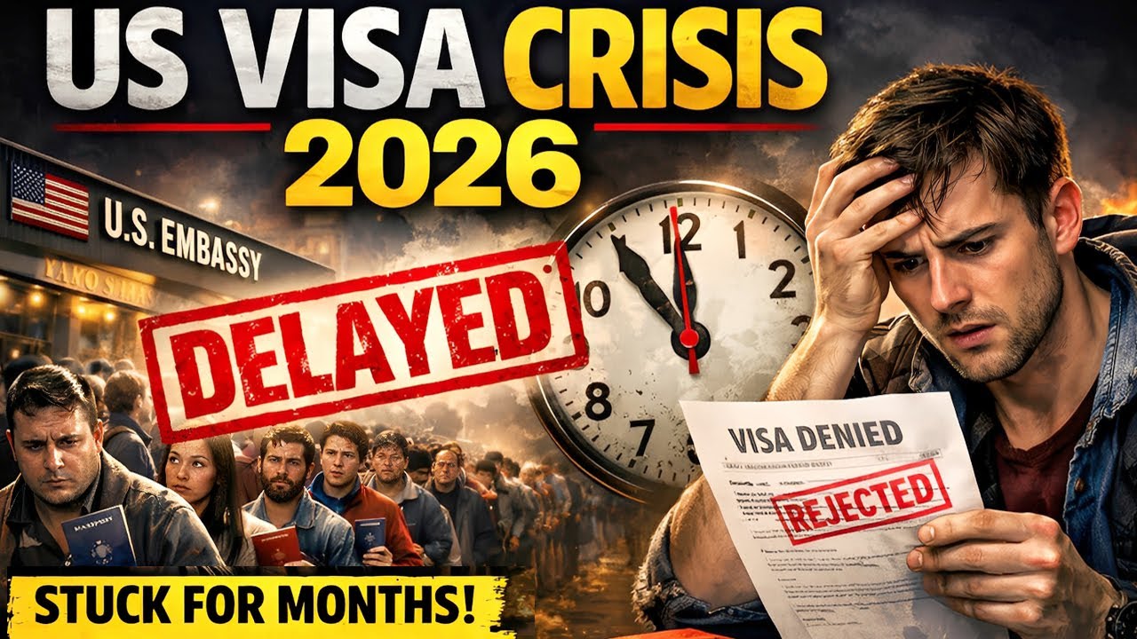 US Visa Crisis 2026: Applications Stuck for Months &mdash; What&rsquo;s Happening?