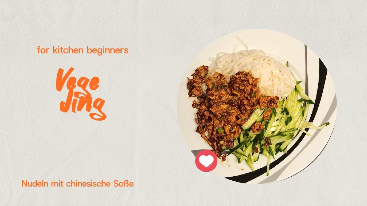 Vegetarisches Zhajiangmian mit Ei – in 5 Minuten fertig!