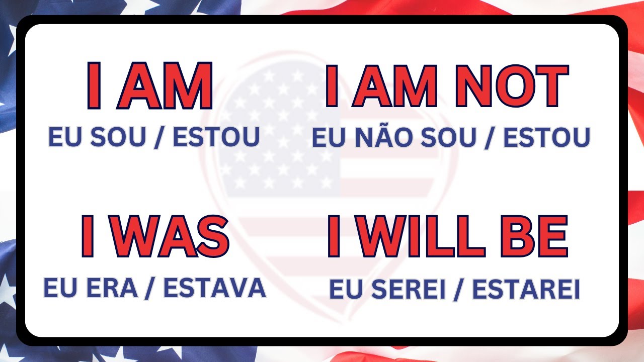 VERBO TO BE - APRENDA DE VEZ ESSE VERBO EM INGL&Ecirc;S #12 📚AULAS DE INGL&Ecirc;S 📚CURSO DE INGL&Ecirc;S #10