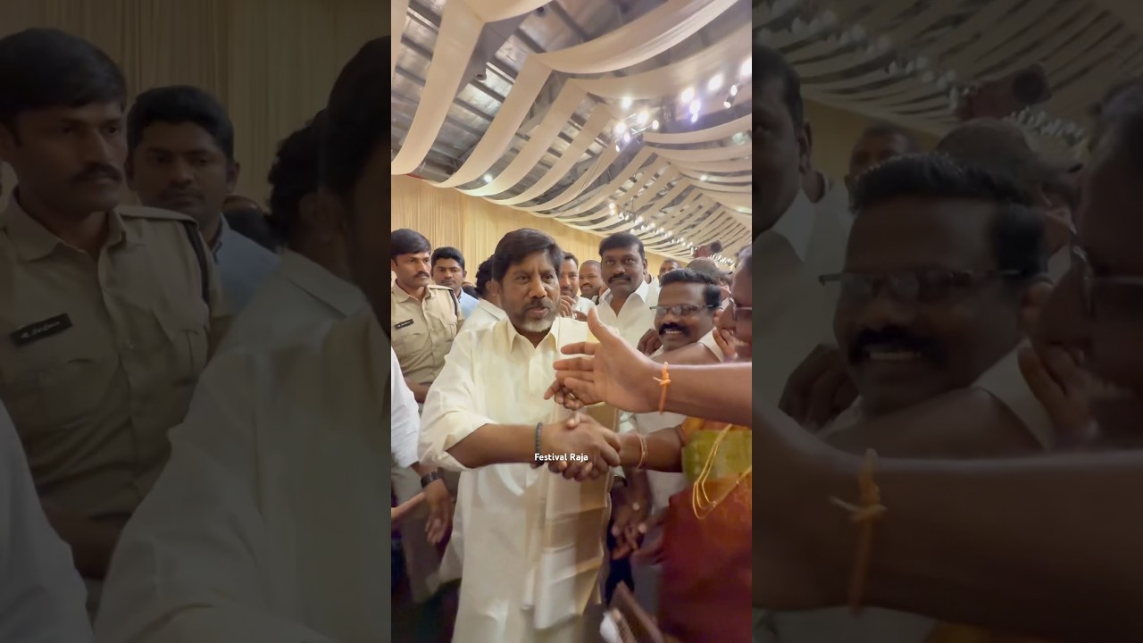Telangana Deputy Cm Bhatti Vikramarka Son Wedding #ytshorts